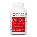 PROTOCOLO PARA LA VIDA BALANCE Krill Oil 1000mg - Extra Strength Krill Oil Supplement - DHA &amp; EPA - con Astaxanthin - Soporte Corazón, Cerebro, Juntas - No GMO &amp; Halal - 60 Softgels
