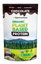 Opportuniteas Pólvora de Proteína orgánica, 20g Proteína vegana de Pea, Calabaza y Arroz, No Azúcar, No GMO, Libre de gluten, Chocolate Creamy, 1 lb