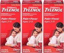 Tylenol Chld Cherry Liq Size 4 Fl oz Tylenol Children'S Cherry Blast Oral Suspension Pack of 3