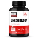 FACTOR DE FORCE Ginkgo Biloba 120mg, Suplemento de salud cerebral para adultos, máxima fuerza Ginko Apoyo cerebral y suplemento cognitivo, Vegan, No GMO, 120 cápsulas