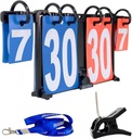 Portable Scoreboard – Wearable Attachable Tabletop Score Keeper for Volleyball, Beach Volleyball, Cornhole, Tennis, Ping Pong, Table Tennis, Billiards