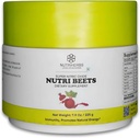 Super Nitric Oxide Nutri Beets - 225g | Organic Beet Root Powder, Pomegranate & Red Spinach for Heart Health, Energy & Blood Pressure Support | Cardiovascular Booster | 30 Servings