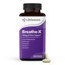 Breathe-X - Alergía &amp; Sinus Relief Supplement - Supports Sinuses & Nasal Discomfort - Non-Drowsy & Fast-Acting - Quercetin, Bromelain, Citrus Bioflavonoids, Nettle Leaf &amp; Vitamina C - 90 cápsulas