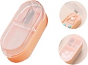 Pill Cutter, Divisor de Píldora Profesional para Cortar Píldoras Pequeñas o Píldoras Grandes en Media (Pink)