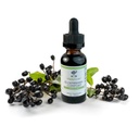 Tintura de Elderberry Orgánica - Extracto de Elderberry - Tiradas de Elderberry Líquida, Apoyo Inmunitario, Apoyo Respiratorio &amp; Defensa, 1oz - Salud Cerda