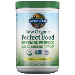 Garden of Life Super Greens Powder Smoothie & Mix, Probiotics & Digestive Enzymes for Digestive Health, Organic Superfoods Nutrition Fruit and Vegetables for Women &amp; Men Energy, Original, 60 Servings