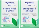 Hiland's Naturals Kids Stuffy Nose and Sinus Tablets, Cold and Allergy Medicine for Children Ages 2 and up, Headache Relief and Nasal Decongestant, Quick Dissolving Tablets, 50 Count (Pack of 2)