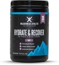 Wilderness Athlete - Hydrate & Recover | Liquid Hydration Powder Electrolyte Drink Mix - Recover Faster with Bcaas - Hydrate Powder with 1000mg of Vitamin C - 30 Serving Tub (Grape)