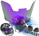 No Fog Football Visor, Youth and Adult Football Helmet Viosor. Visor de Protección Facial para Accesorios Cascos de Fútbol, Resistencia a los golpes, Resistencia a los rascacielos, Bloque UV, Reduce el brillo,OK Clarity