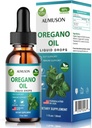 Oregano Aceite gotas líquidas con Carvacrol,Vitamin E - 6 Mes Aceite de suministro de orégano gotas Tintura Extracto, Cleanse, Detox, Immune Support, Digestive Gut Health - Pure Vegan Herbal Oregano Oil 1oz