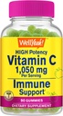 WellYeah Vitamin C 1050 mg Gummies - Natural Sourced Flavors - Immune Support Dietary Supplement, Antioxidant Support - Extra Strength Vegetarian Gummy, Non-GMO, Gluten Free - 30 Servings