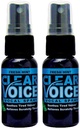 Limpiar Voz Oral Throat Spray Singing Ease Clarity Soothing Dampener Moisturizer Relief Vocal Eze Reducer Booster Treatment, Made in USA, Fresh Mint Flavor (2 Pack)