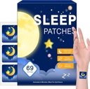 Sleep Patches for Adults, Melatonin Patches for Sleep Adult, All-Natural Deep, Suitable for Women and Men, Provides Comfortable Rest, 69