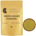 CARMEL ORGANICS Neem Leaves Powder TEN 8 Oz o 227 Grams TEN Natural TENIDO NO GMO TENIDO No Añadido Preservativos o Aditivos ANTE Azadirachta Indica Powder