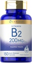 Carlyle Vitamin B2 200mg | 150 Count | Riboflavin | Non-GMO & Gluten Free Essential Supplement