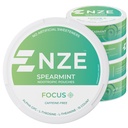 NZE Caffeine Free Nootropic Pouches (Spearmint) - Nootropic Pouches with Alpha GPC, L-Tyrosine & L-Theanine - No Sugar or Artificial Sweeteners - 15 Nicotine Free Pouches Per Can - 5 Pack