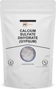100% Pure Calcium Sulfate Dihydrate (Food Grade) - Gypsum Powder for Baking, Water Treatment and Cosmetic formulations 0.5 lbs / 227 g