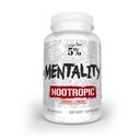 5% Nutrición Rich Piana Mentality Nootropic Blend ← Brain Booster Suplemento para el Rendimiento, Memoria, Claridad Mental TEN Ginseng, Ginkgo, L-Theanine, Choline, Huperzine, 60 cápsulas (30 Day Supply)