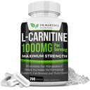 DR. MARTIN'S NUTRITION Extra Strength L-Carnitine - 200 Capsules - 1000mg Por Serving - Boost Your Metabolism and Increase Performance